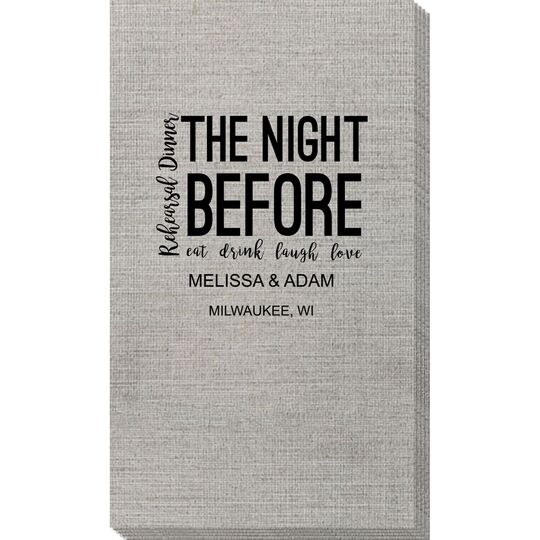 The Night Before Bamboo Luxe Guest Towels